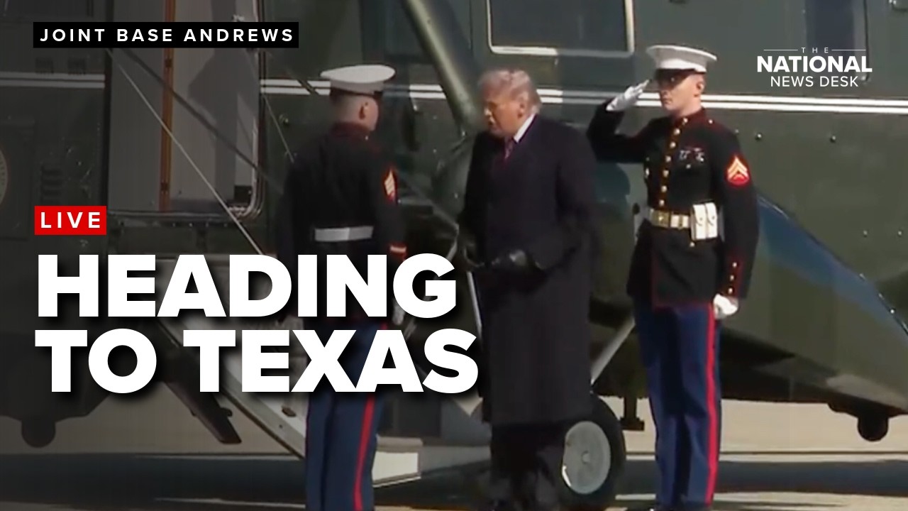 Trump leaves for Corpus Christi