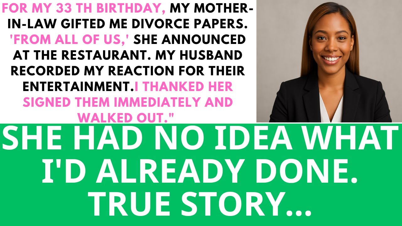 My Mother-in-Law Gifted Me Divorce Papers&mdash;She Never Expected My Revenge at the Luxury Birthday Party