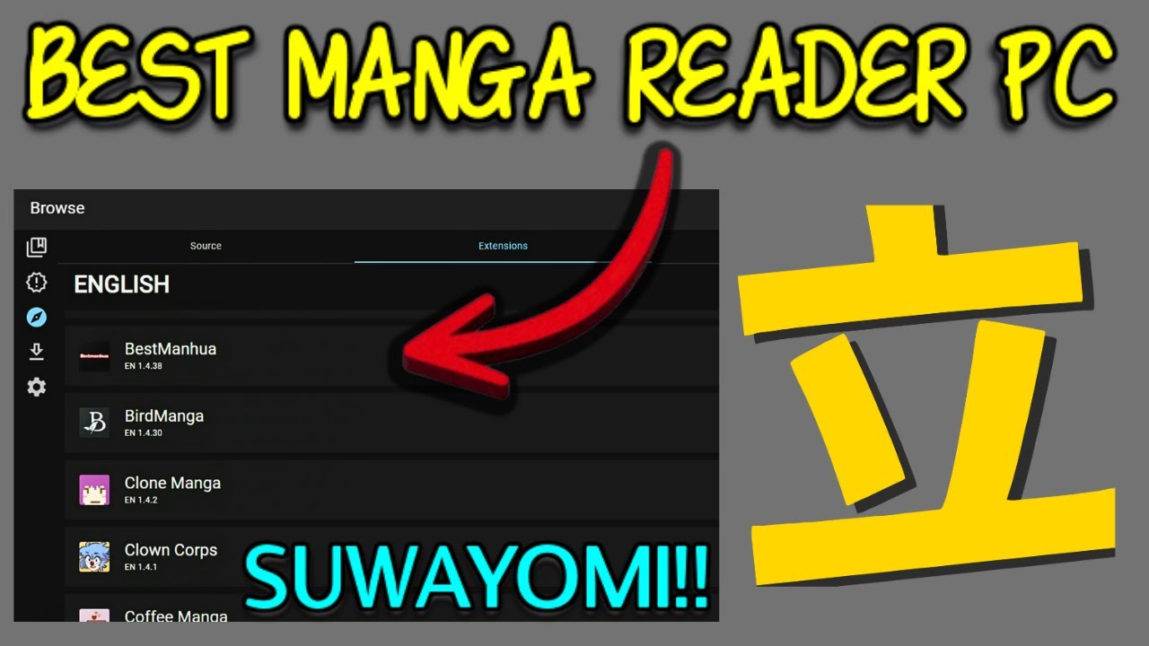 Suwayomi &mdash; лучшая программа для чтения манги на ПК | Альтернатива Tachidesk