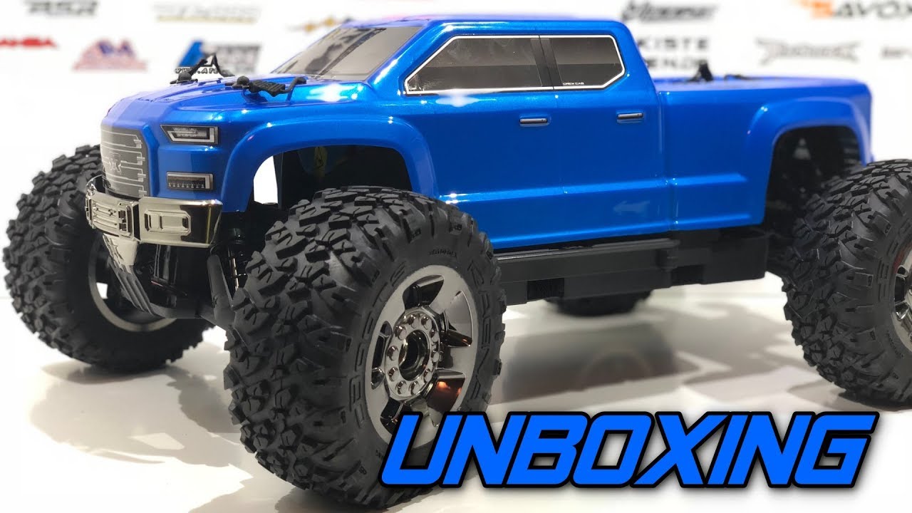 Arrma Big Rock Crew Cab BLX Unboxing German