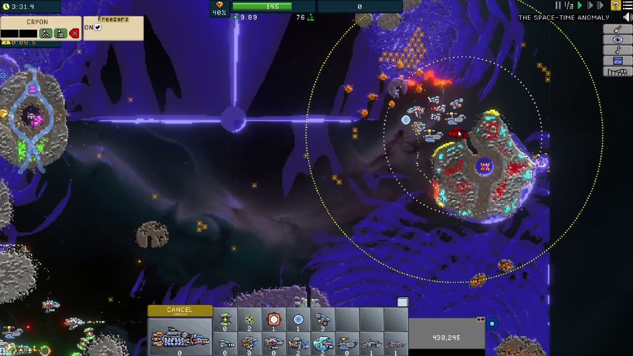 Creeper World IXE Colonies: The Space-Time Anomaly (Map 193 by buttRcaT)