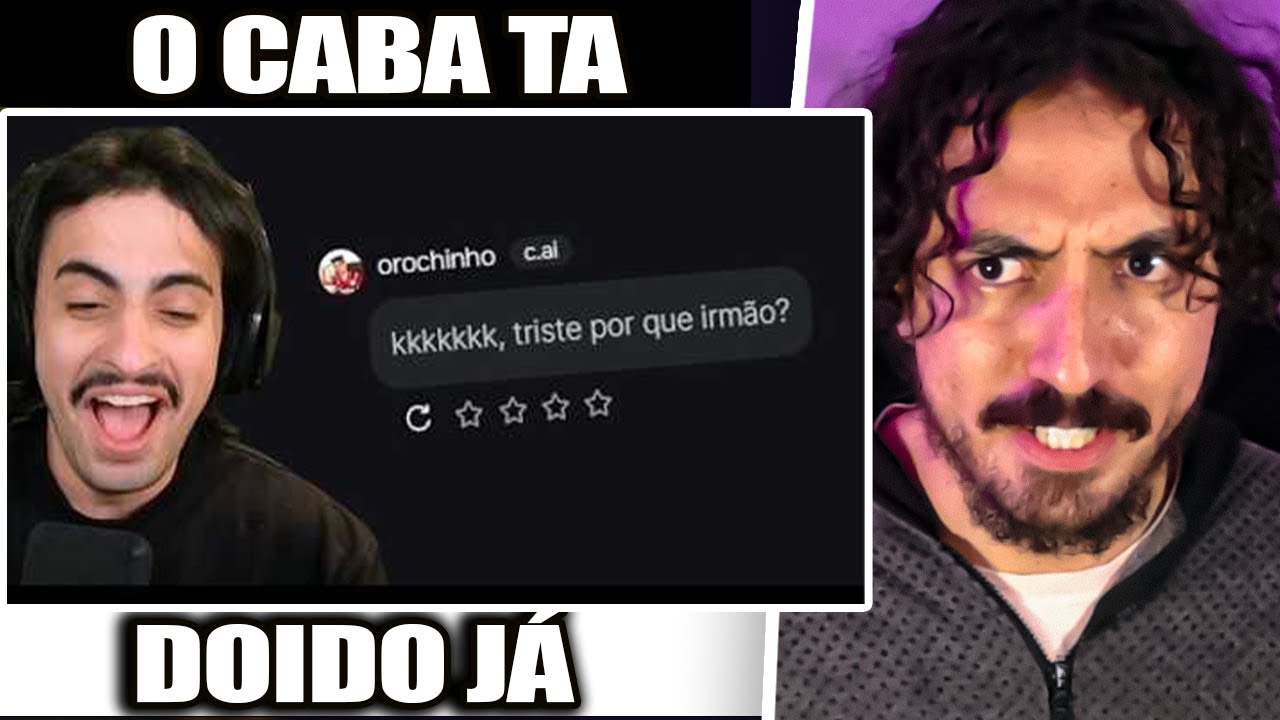 sendo ludibriado pelo orochinho rob&ocirc; | Leozin React