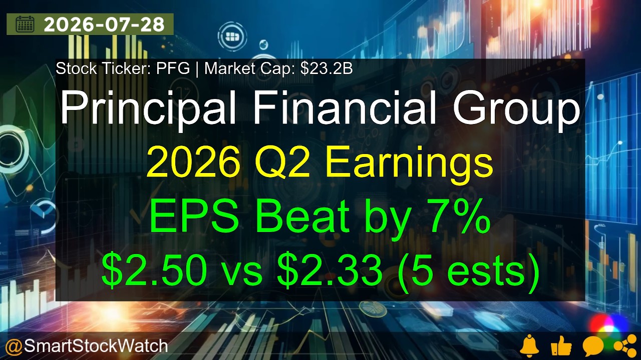 Principal Financial Group (PFG|$23,2 млрд) &mdash; анализ финансовых результатов за II квартал 2026 года