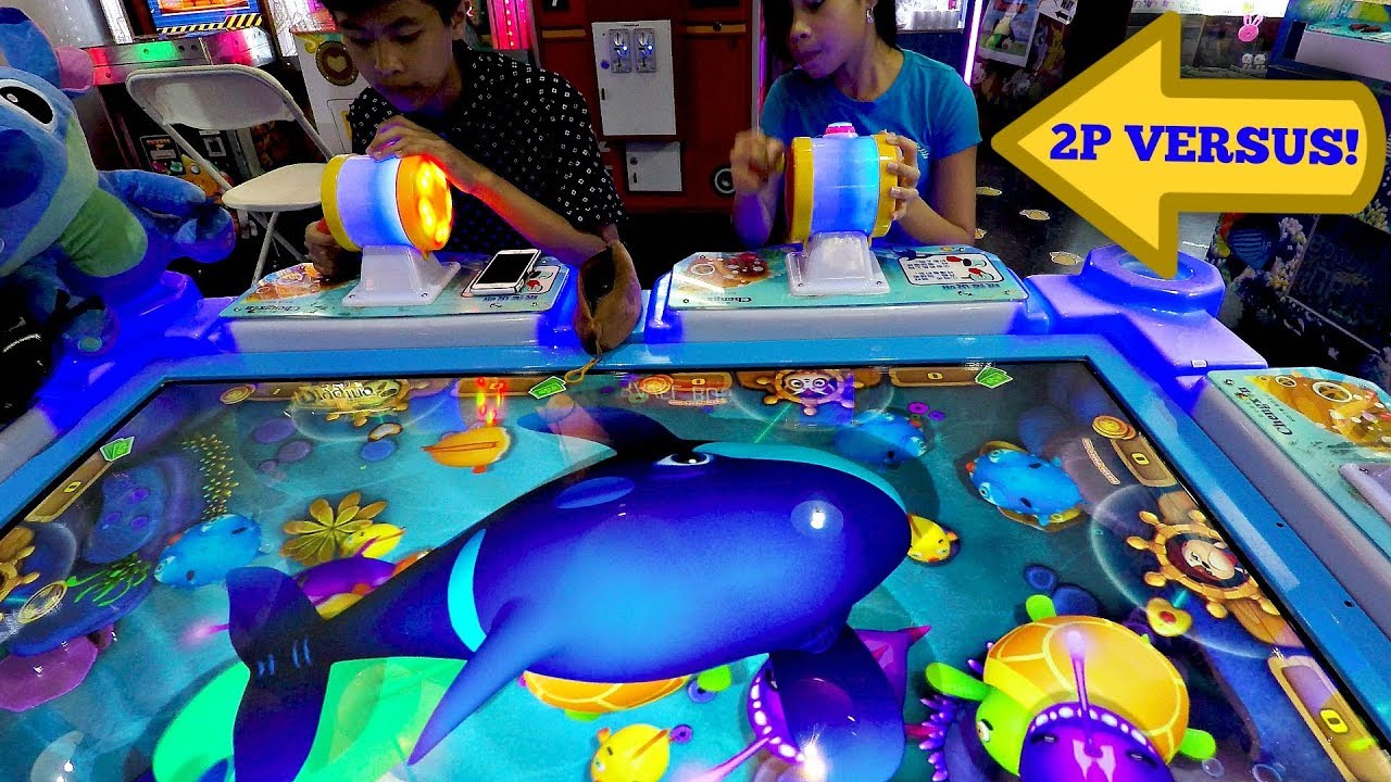 Arcade Gaming Mechanized Fishing Challenge!