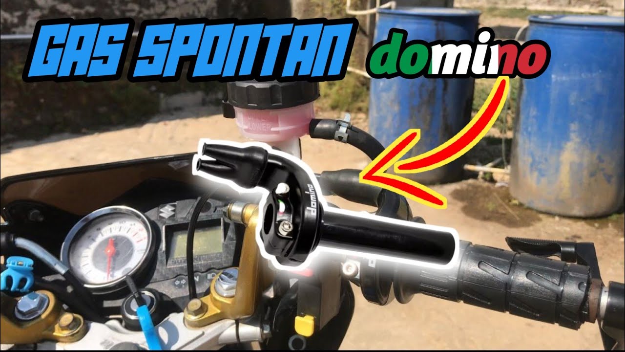 Pasang Gas Spontan domino 2 kabel Di Satria FU Barong
