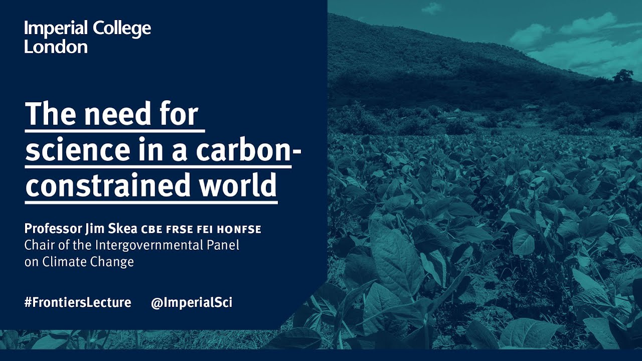 The need for science in a carbon constrained world