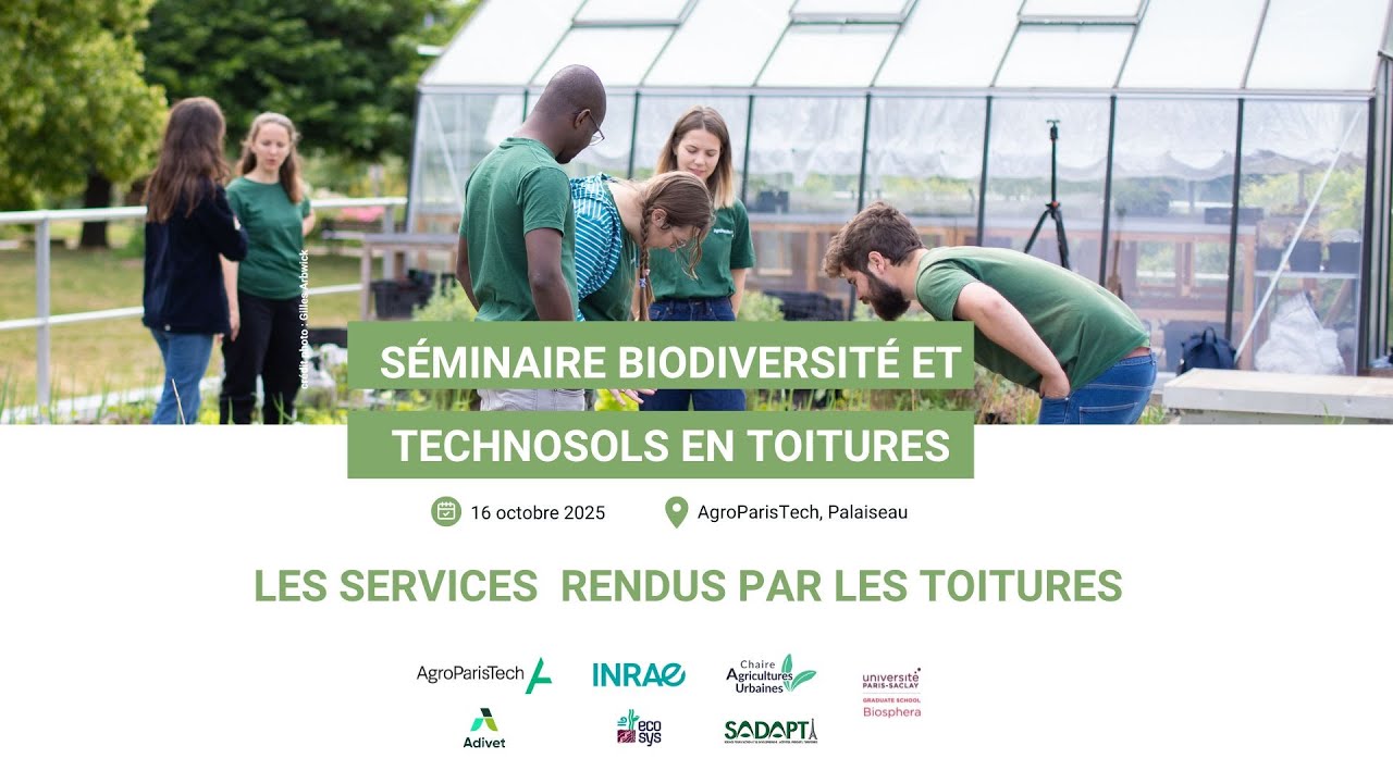 Séminaire Biodiversité   Les services rendus par les toitures