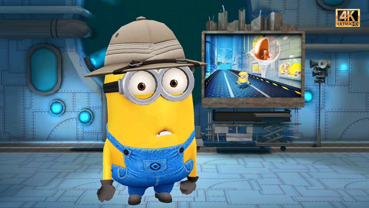 Minion Rush Boss Fight - Hunter Minion Vs Vector boss Fight | UHD 4K Fullscreen