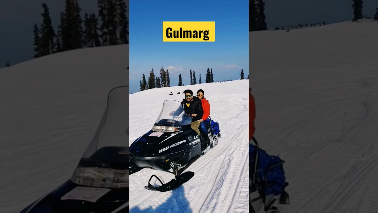 Snow Ride in Gulmarg ❄️❄️#gulmarg #shorts