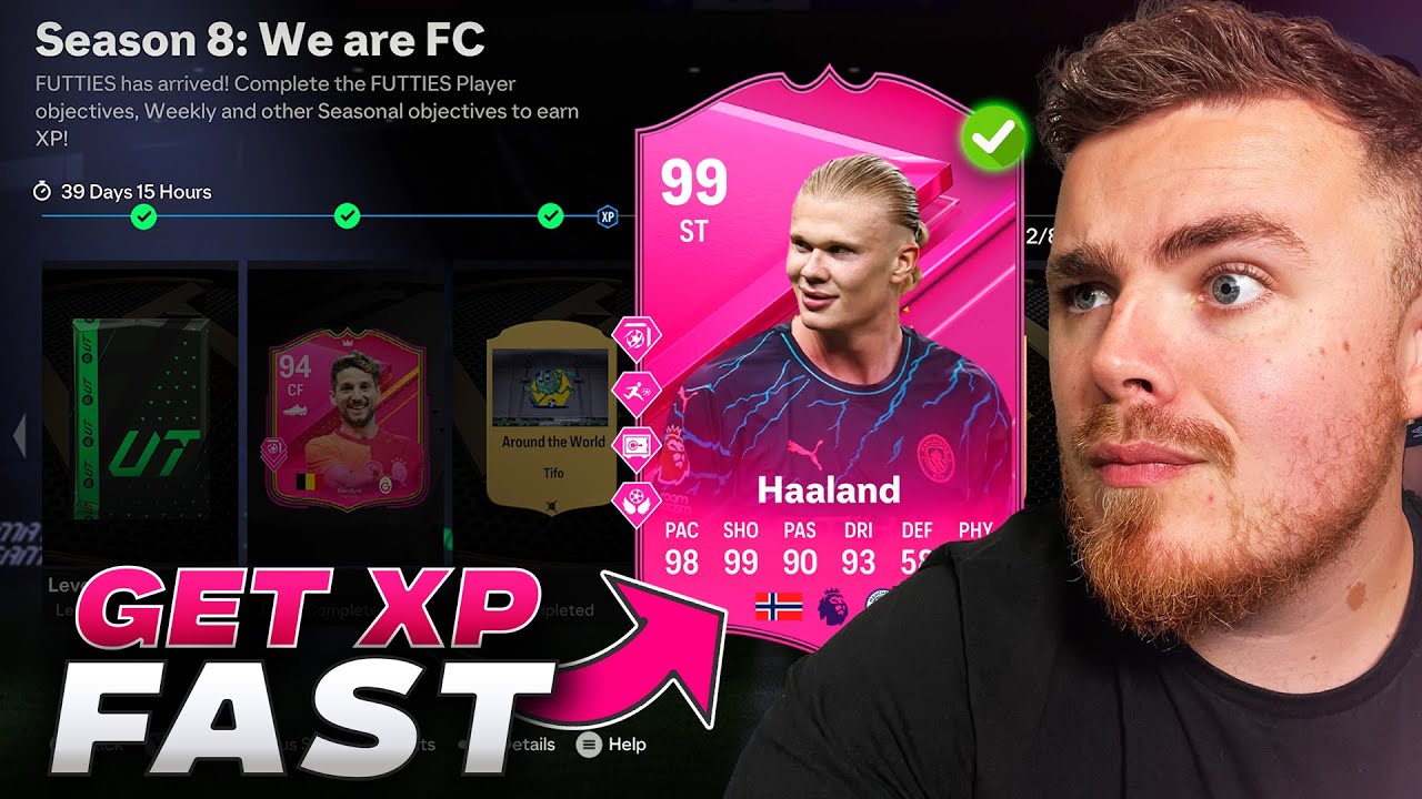 How to get FAST & EASY XP to COMPLETE Season 8 in FC 24!
