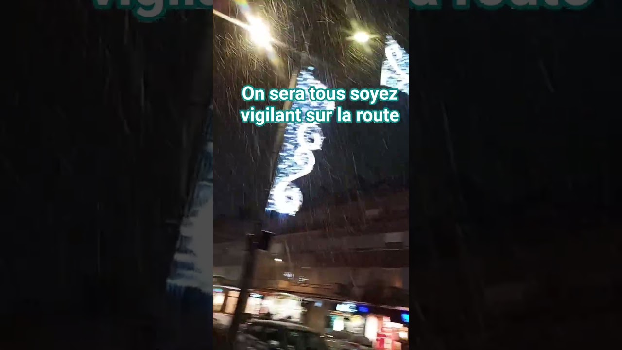 abonne-toi sois vigilant pour la route ça glisse