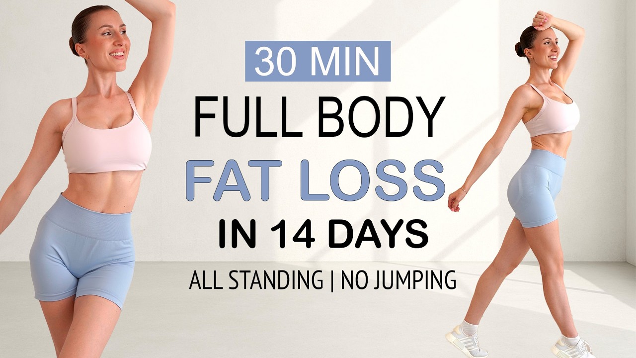 30 Min Intense Full Body Fat Loss in 14 Days🔥 | All Standing - No Jumping Workout, Sweaty, No Repeat