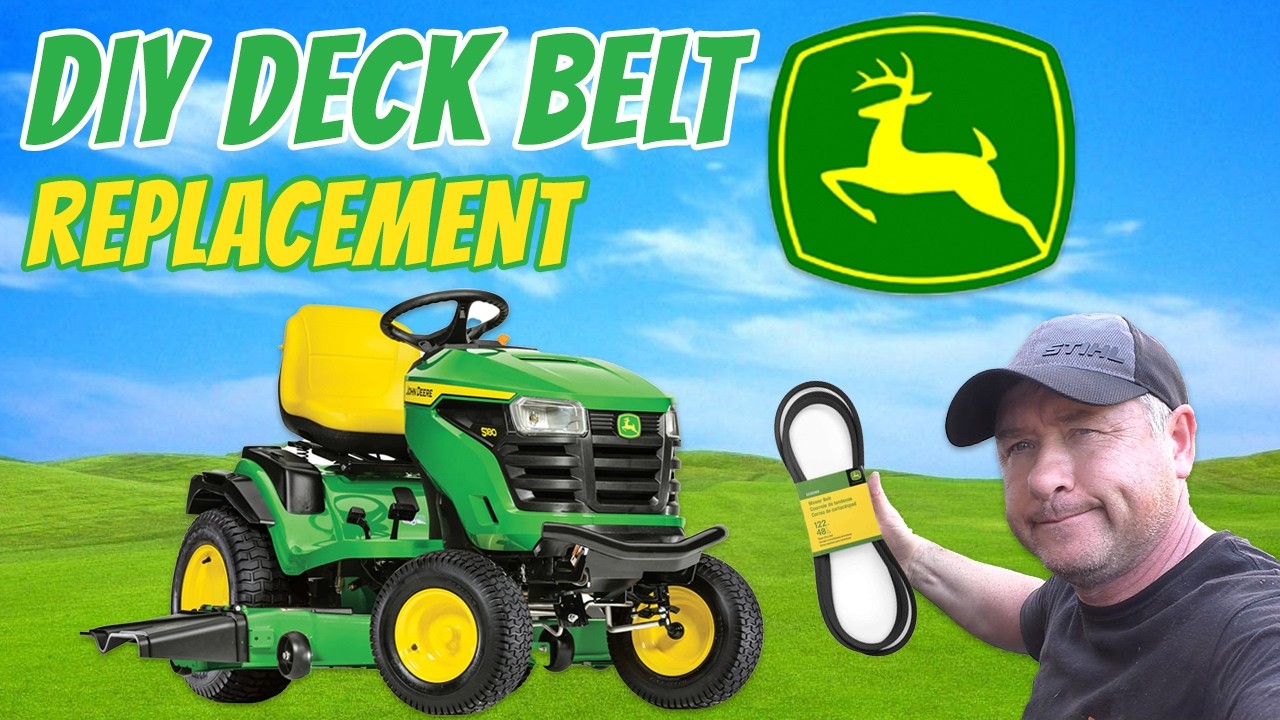 DIY John Deere S180 Deck Belt Replacement Made Easy