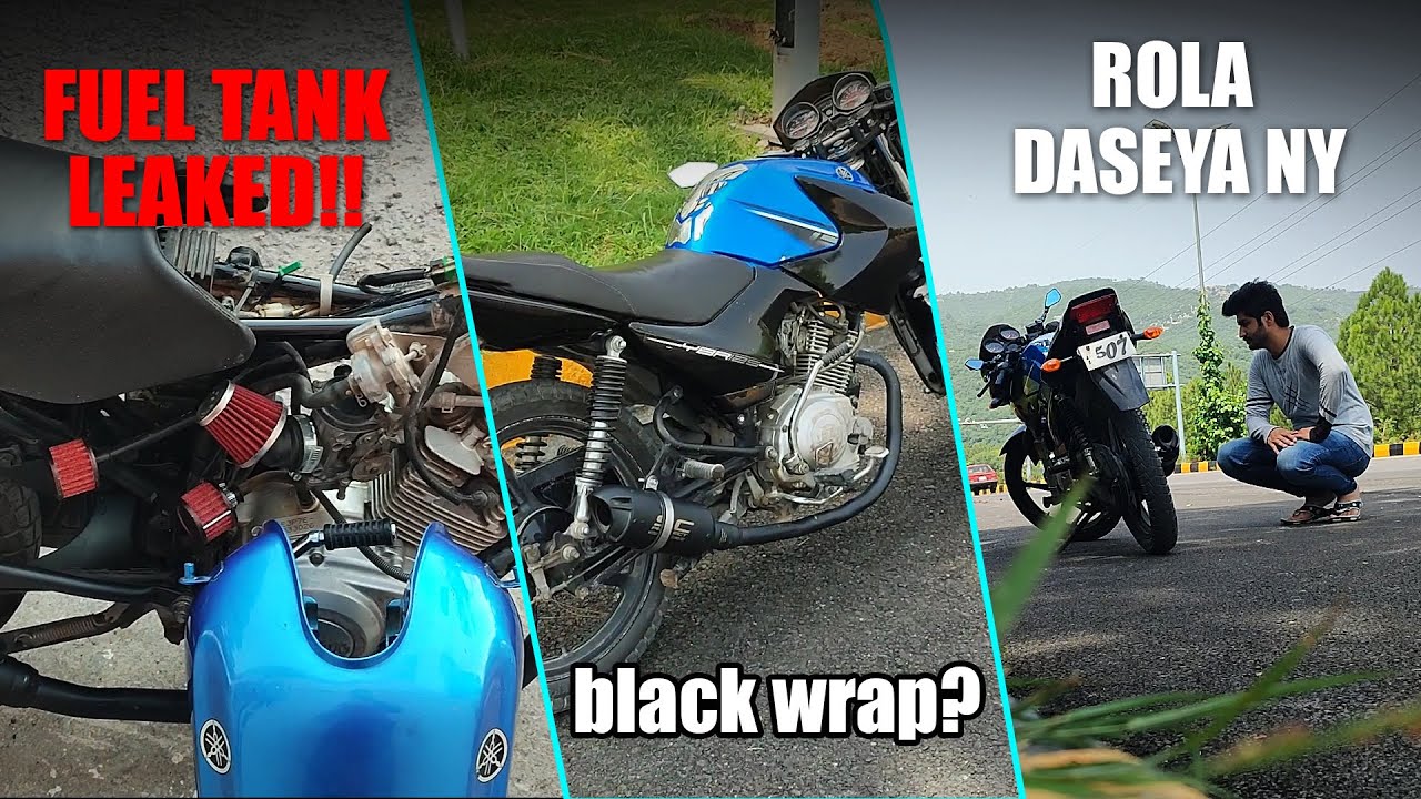 New Day, New Rolay | YBR Fuel Tank Leak 😭 Wrap hogya!