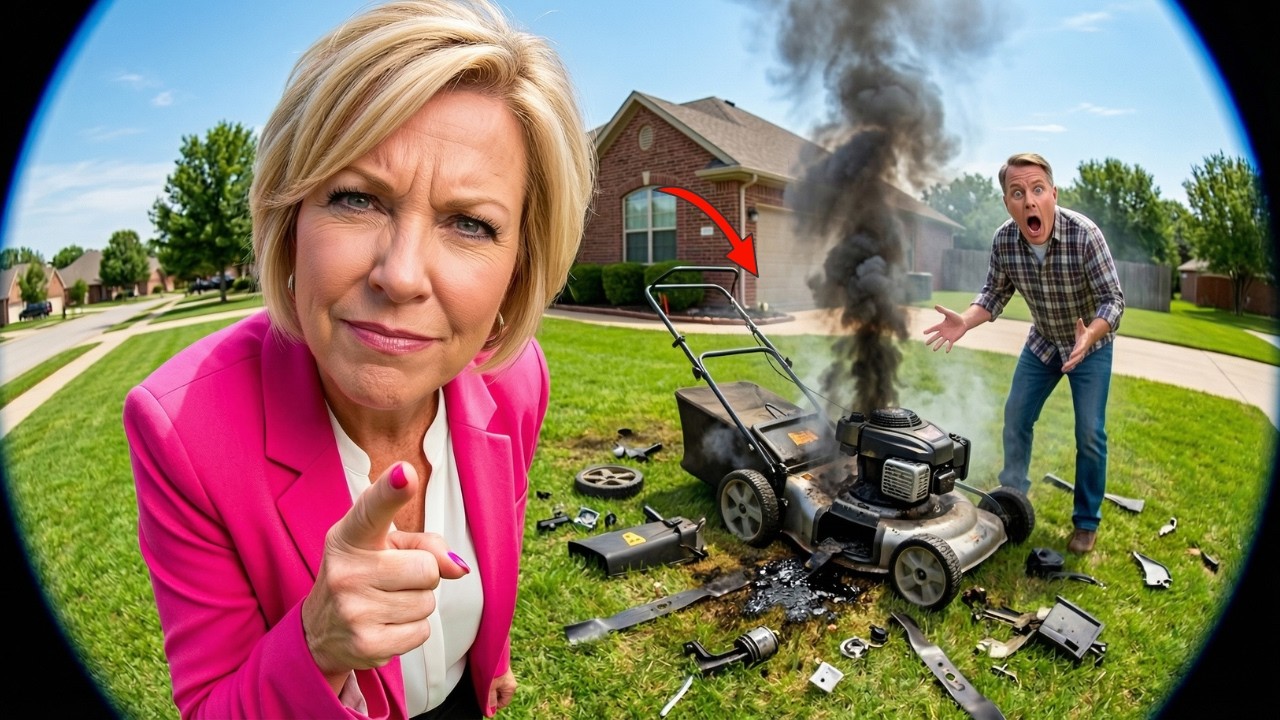 HOA Karen Stole My Lawnmower, Destroyed It, And Told Me I Owed Her An Apology