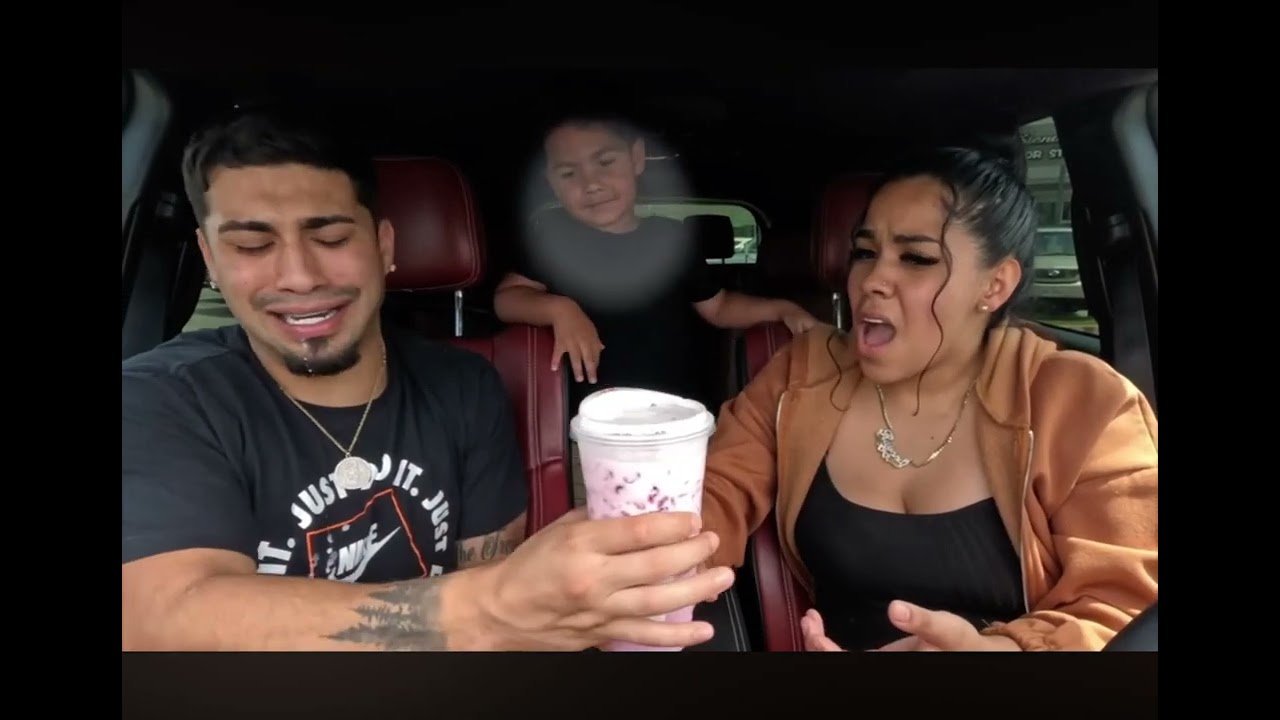 JP Spilts Out Starbucks Boba Pink Smoothie 😂 @TheTrenchFamily