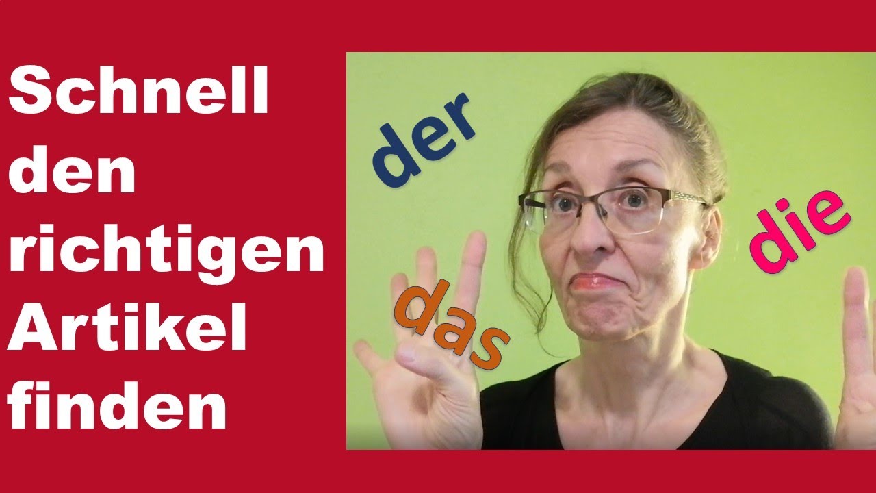 der die das - die Artikel im Deutschen   (A2)