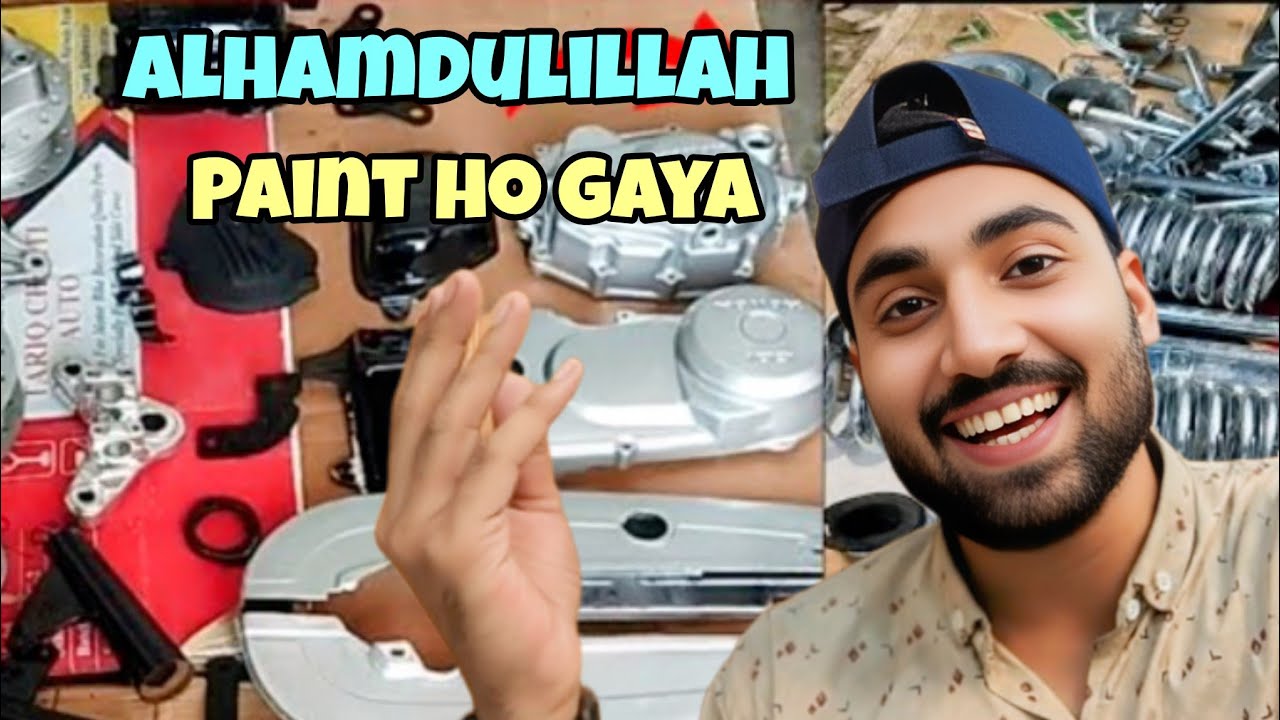 Finally Honda 125 Ka Color Ho Gaya 😍 | Full Bike Painting & Transformation 2025 Episode No. 02