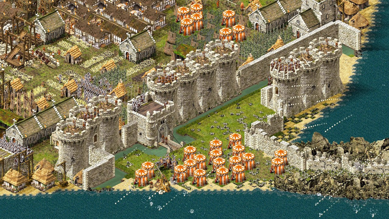 Stronghold Definitive Edition - 8 Player Free For All | Multiplayer Gameplay (PC/UHD)