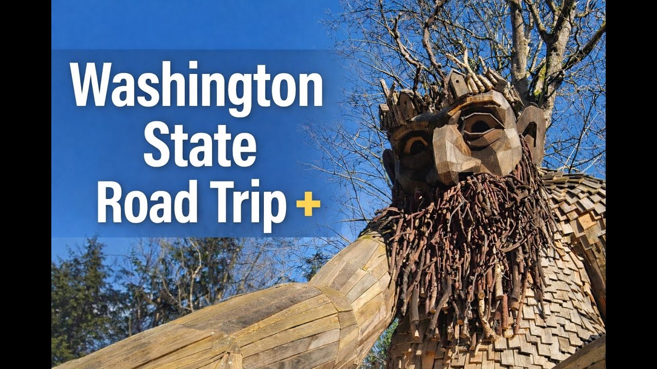 Washington State Winter Road Trip | Seattle, Bainbridge, Vashon, Issaquah & Thomas Dambo Trolls