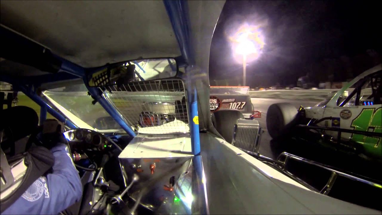 9-7-2013 Waterford Speedbowl SK Modified Feature Race #16 Driver's View