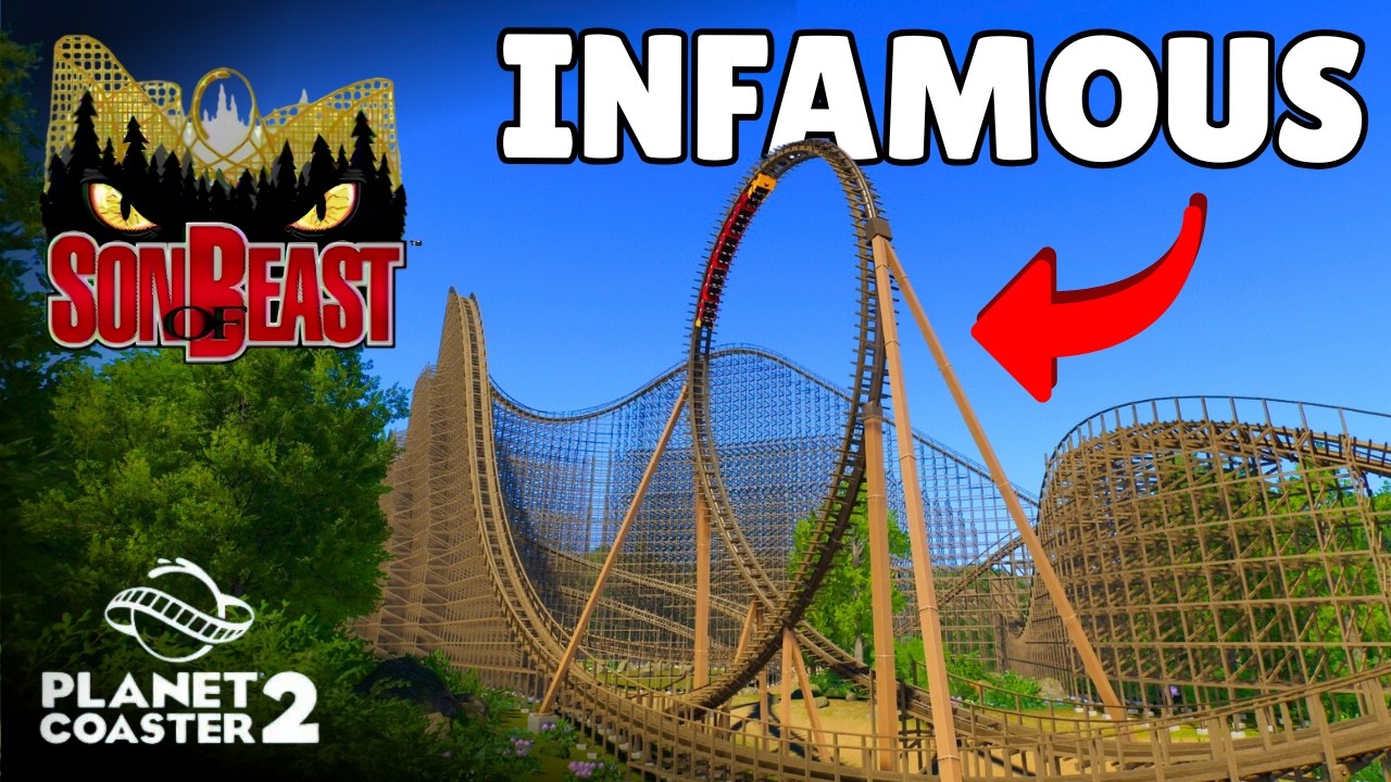 The Most INSANE Wooden Roller Coaster Ever Built? | Recreated in Planet Coaster 2