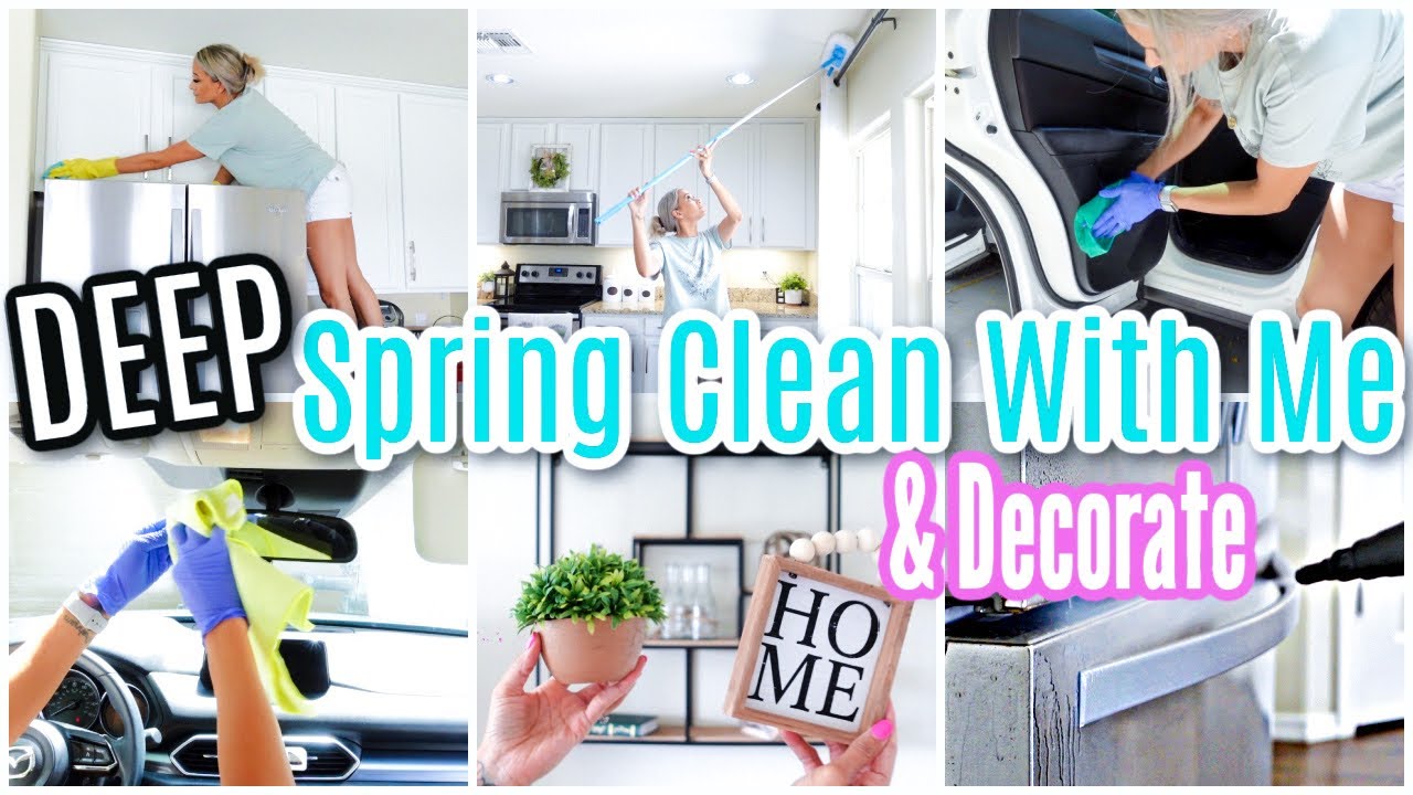 *SUPER* DEEP CLEAN WITH ME 2021 | SPRING CLEAN & DECORATE | EXTREME CLEANING MOTIVATION