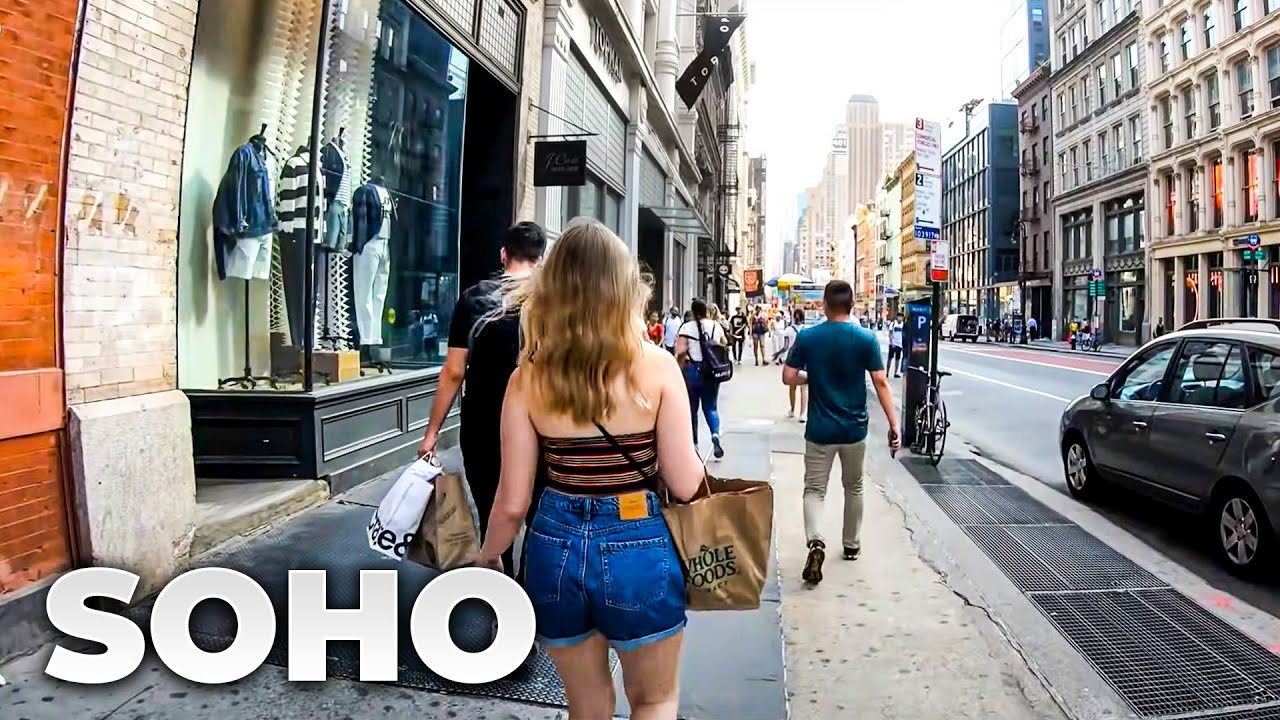 ⁴ᴷ⁶⁰ Walking NYC (Narrated) : SoHo, Manhattan (July 10, 2019)
