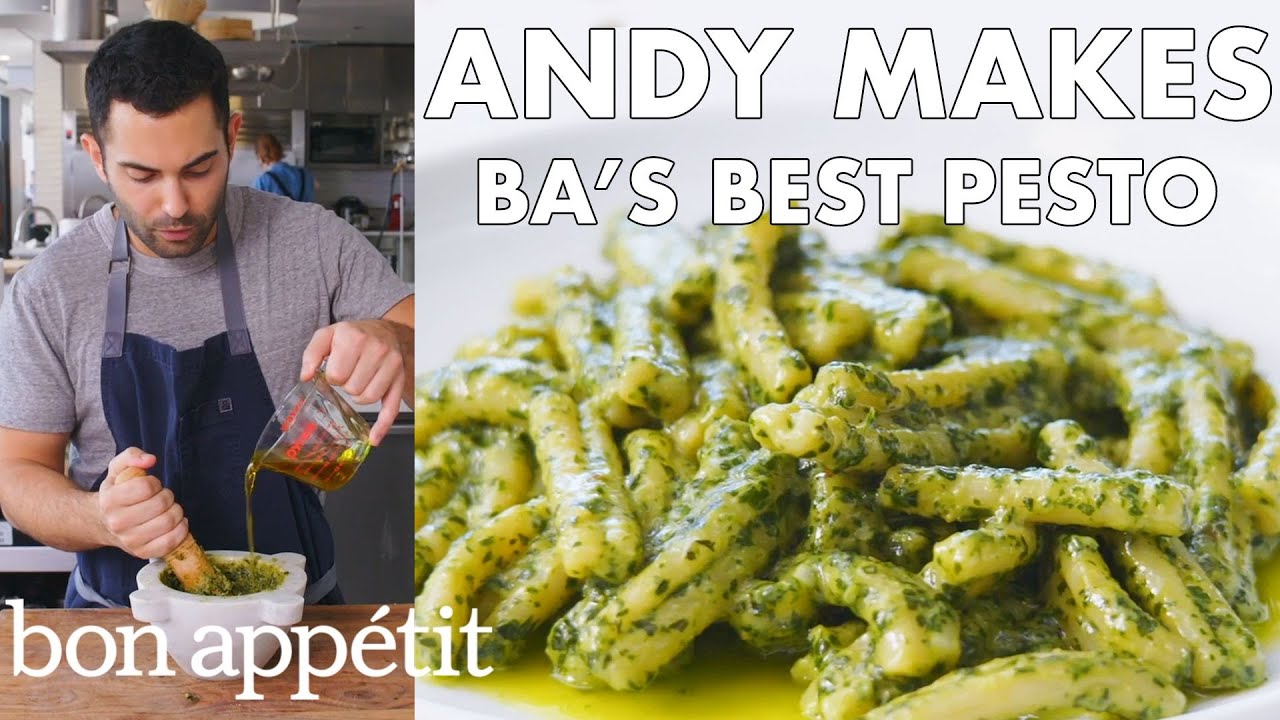 Andy Makes BA's Best Pesto | From the Test Kitchen | Bon Appétit