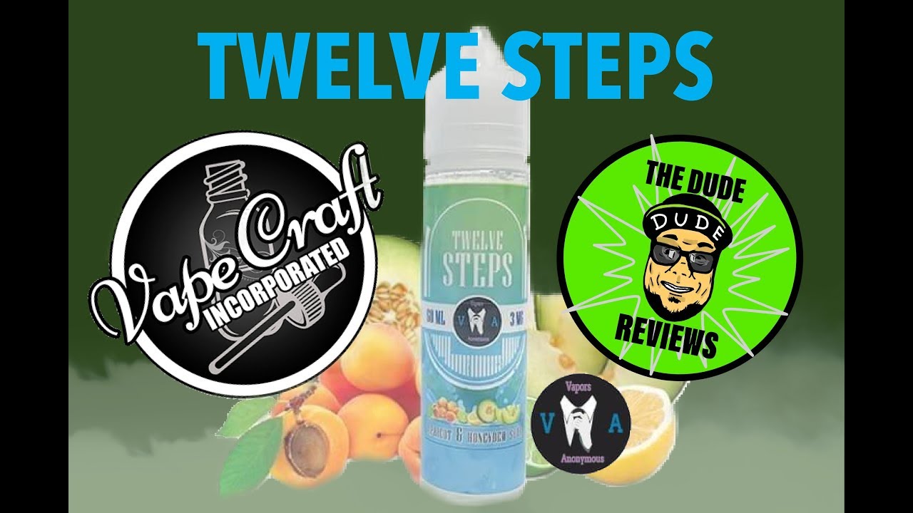 TWELVE STEPS/ VAPORS ANONYMOUS by Vape Craft Inc./ E-Juice Review