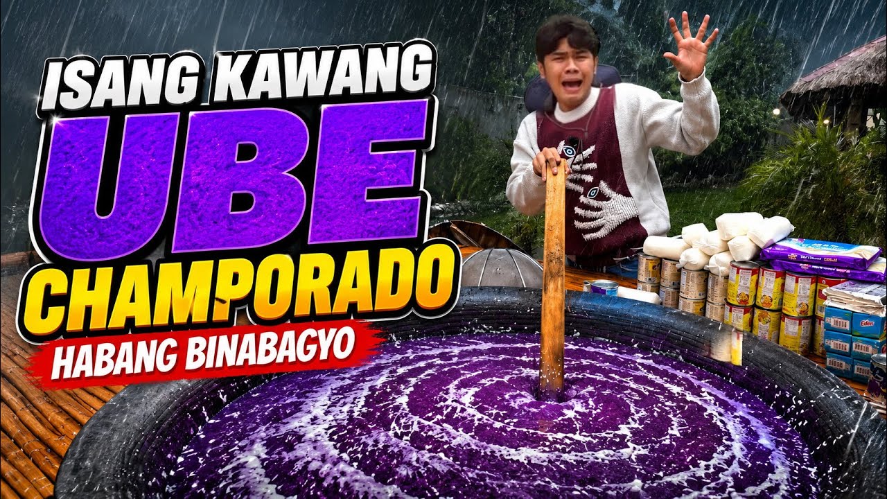 NAG LUTO AKO NG ISANG KAWANG UBE CHEESE CHAMPORADO|ALEXIS VINES