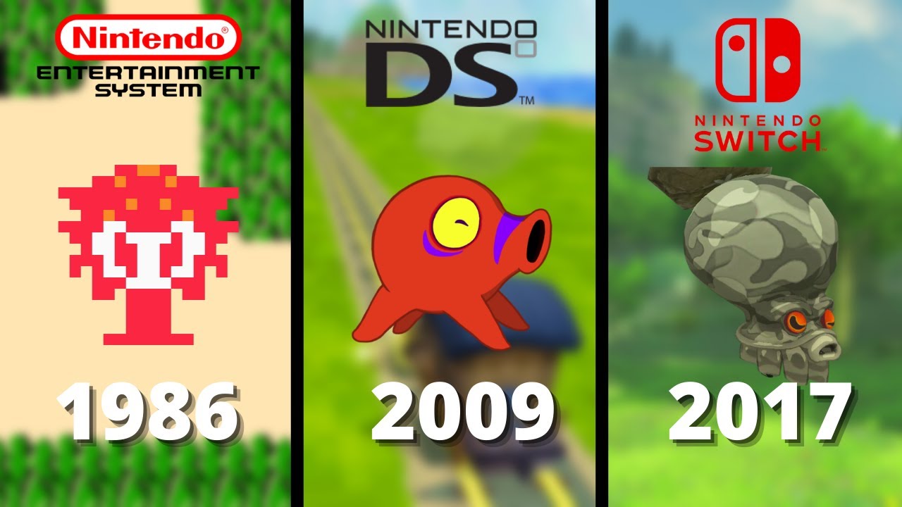 Evolution of The Legend of Zelda: Octorok (1986 - 2017)