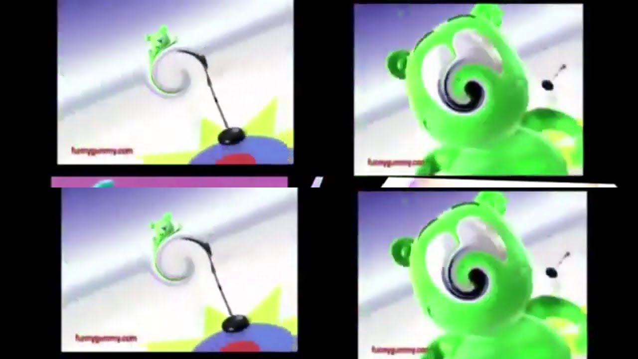 Gummy Bear MIRROR EFFECT SUPER DUPER Ya Mishka Gummibär Song rуммибар Osito Gominola Funny Bear Gomi