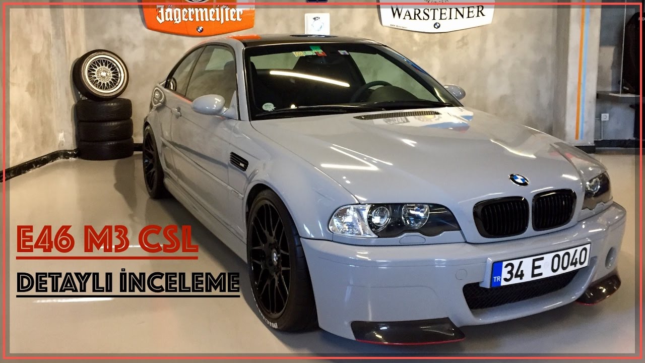 BMW E46 M3 CSL Detaylı İnceleme (W/Subtitles)