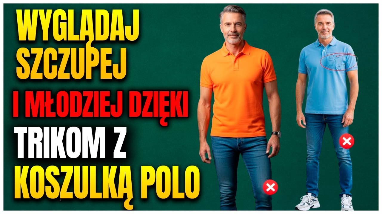 Większość mężczyzn po czterdziestce nosi koszulkę polo w zły sposób (czy jesteś jednym z nich?)