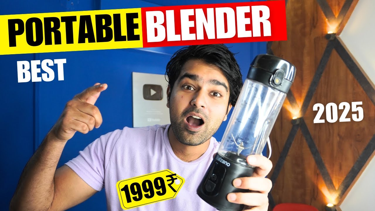 Best Portable Blender in India 2025 ?? Balzano Portable Blender Review ⚡