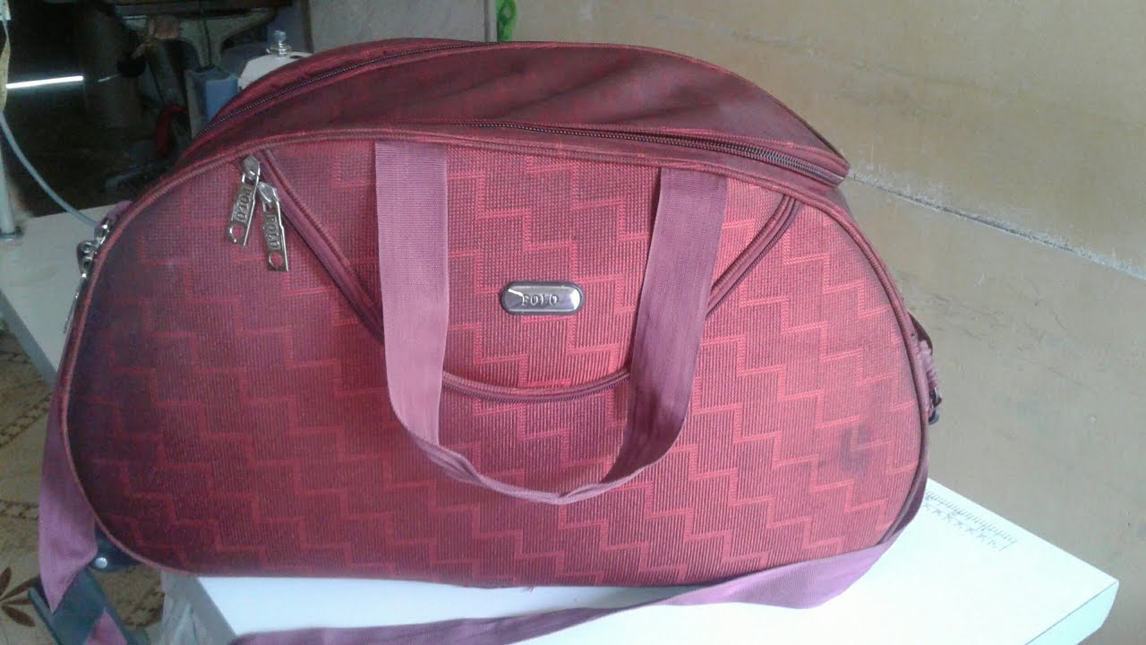 How to make travel bag at home || travel bag bnaneka asan tarika