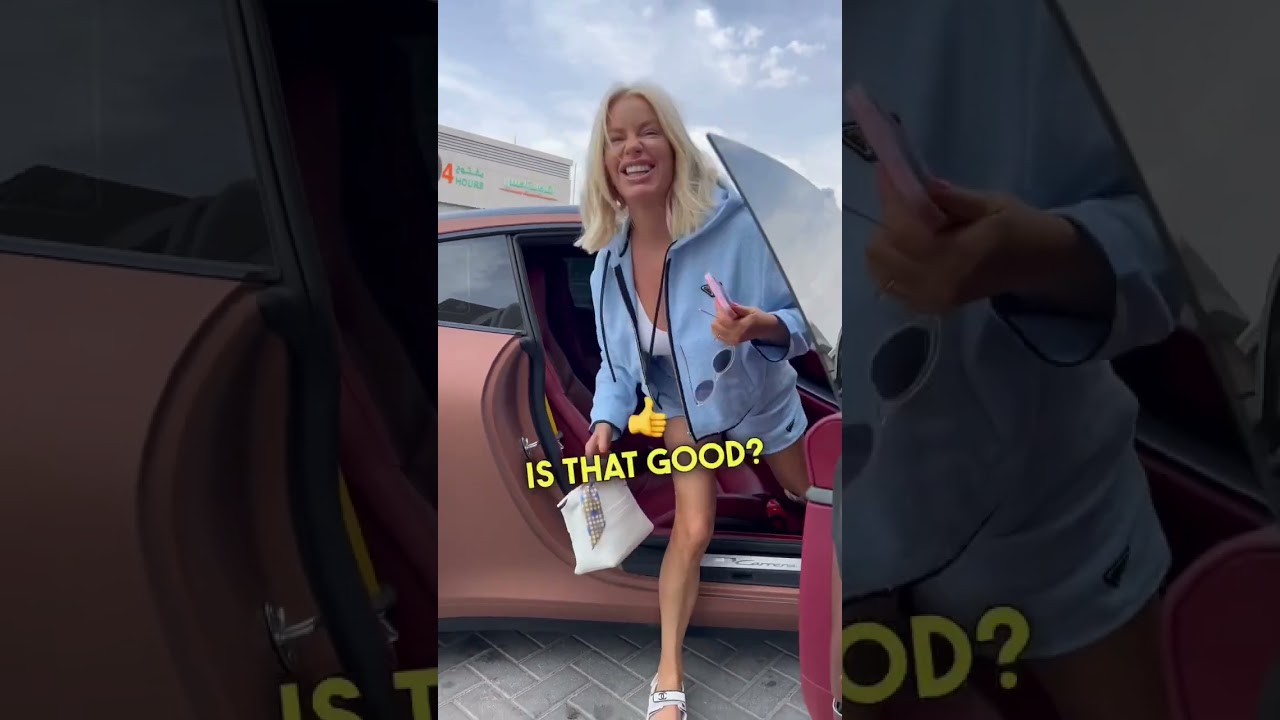 How do you get out of a sports car?