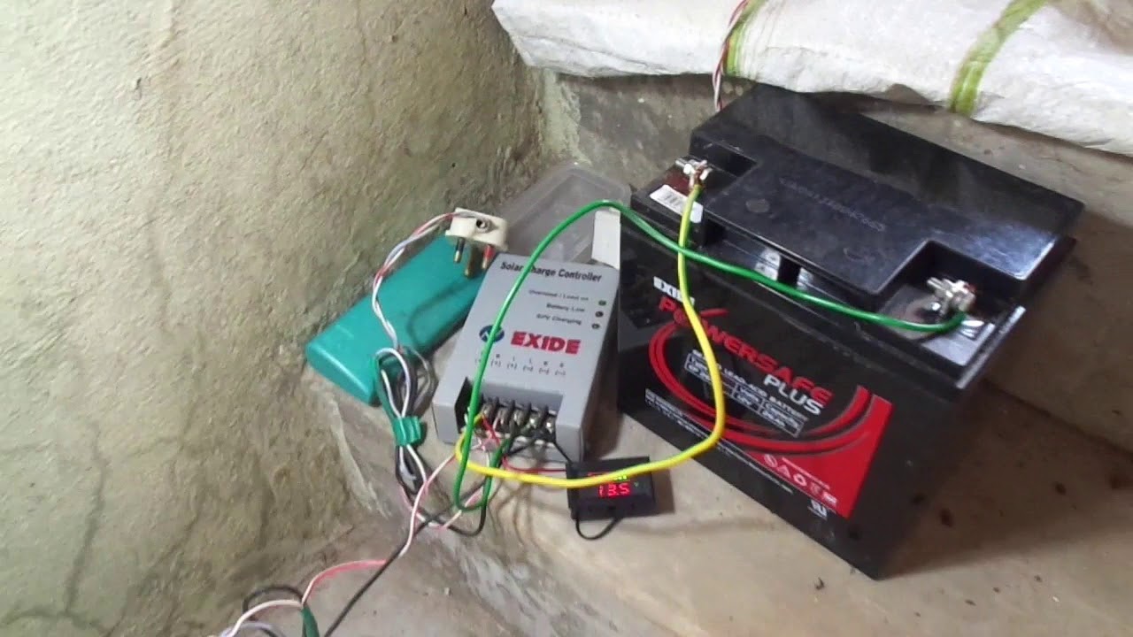 My small solar system backup time.