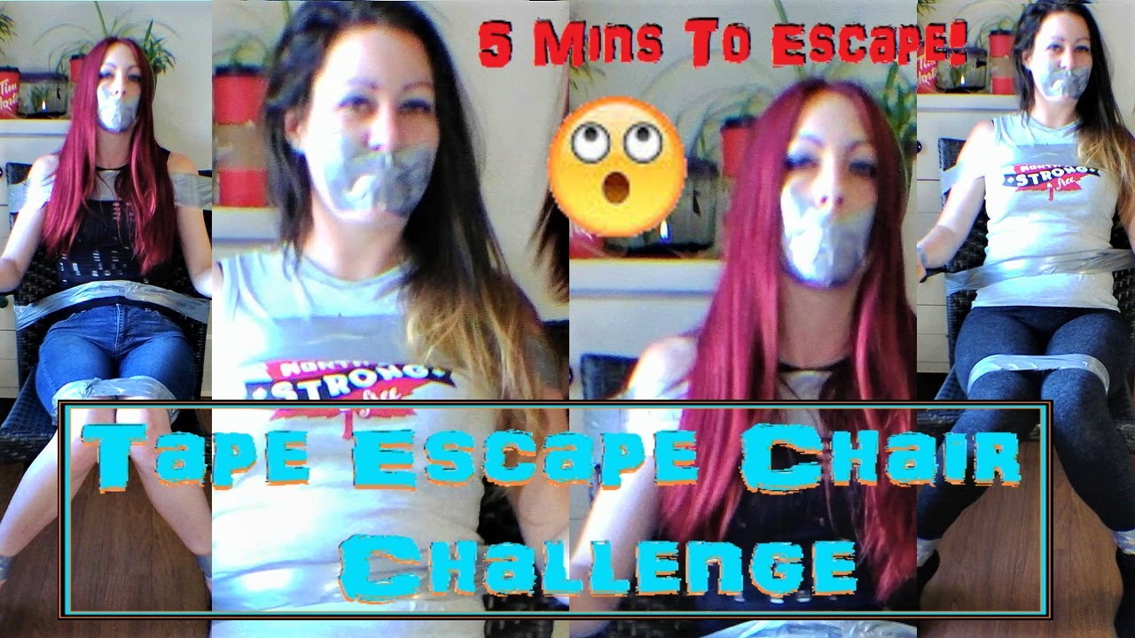 Испытание &laquo;Побег со стула из скотча&raquo;: 5 минут, чтобы выбраться!