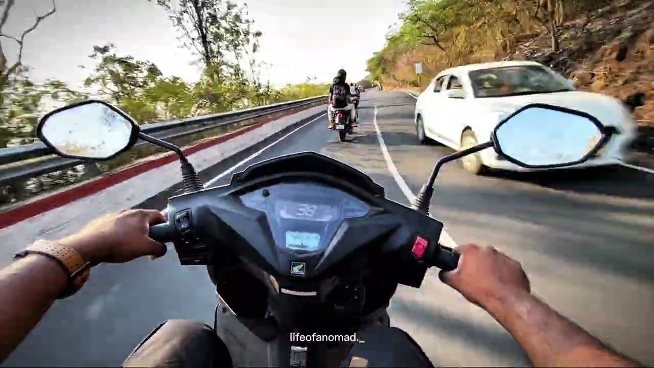 Honda Dio Bs6 | Dio Climbing Nandi Hills with  piilion | Can we make it?? | RAW Sound | POV