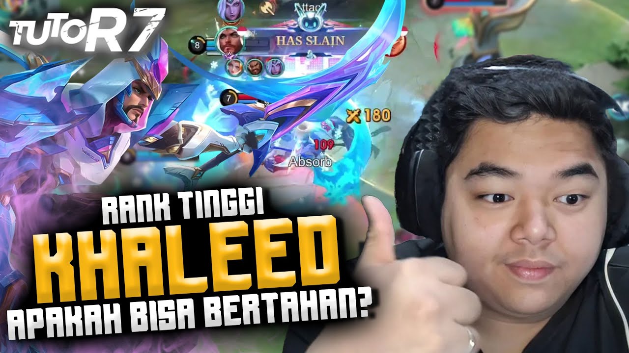 #TUTOR7 KHALEED SANG PENGENDALI ELEMEN PASIR DI RANK TINGGI!! #OLDPATCH #R7 #MLBB