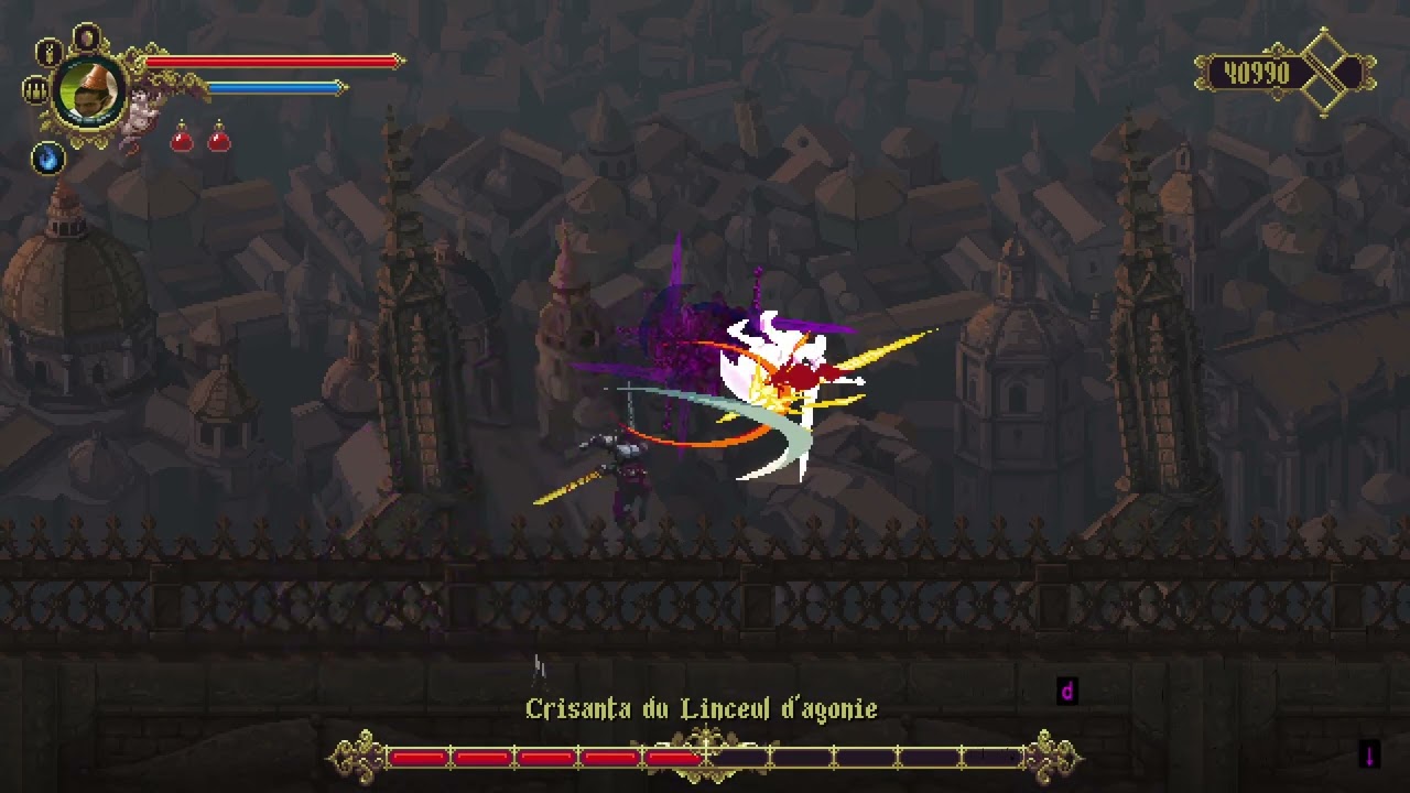 Blasphemous Crisanta NG+ Unwavering Faith No Hit/Damage/Items/Skills/Upgrades Melee Only