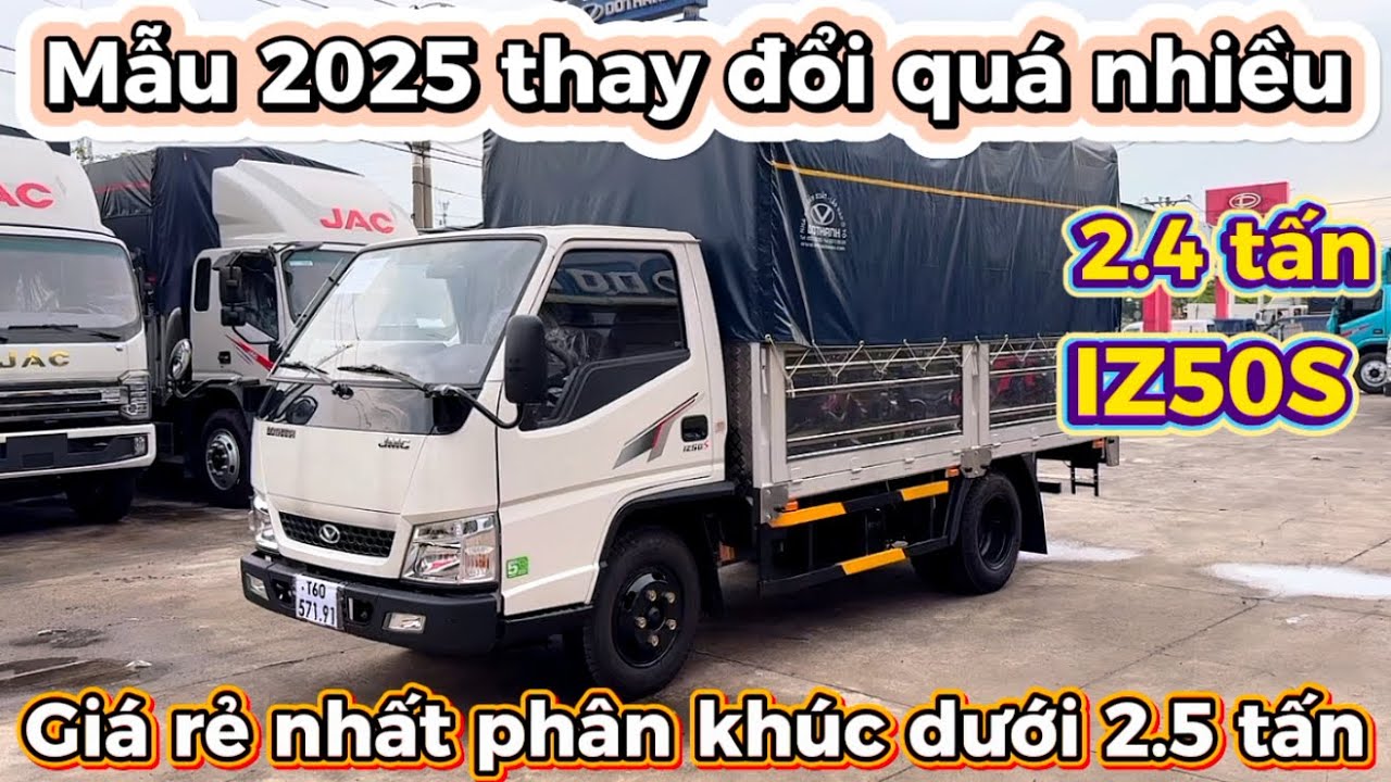 Đánh giá mẫu xe tải Đô Thành IZ50S tải 2.4 tấn thùng dài 3.8 mét | Xe tải 2T4 Đô Thành 2025 #iz50s