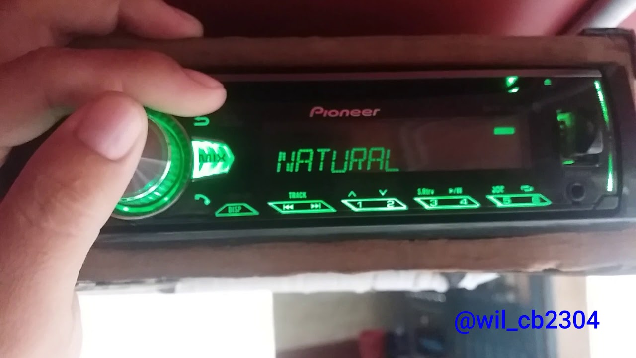 Ecualizando un piooner modelo DEH-50BT 2019