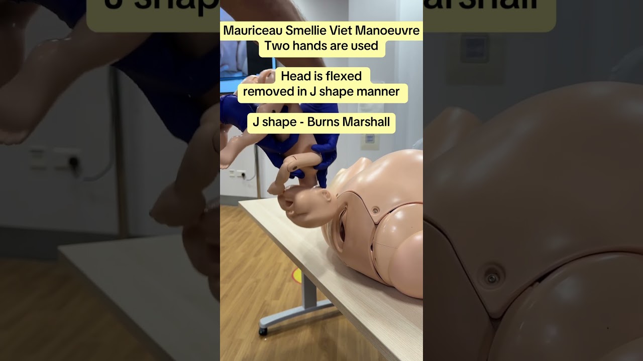 How to Deliver a Breech Baby (Medical Mannequin Demonstration)
