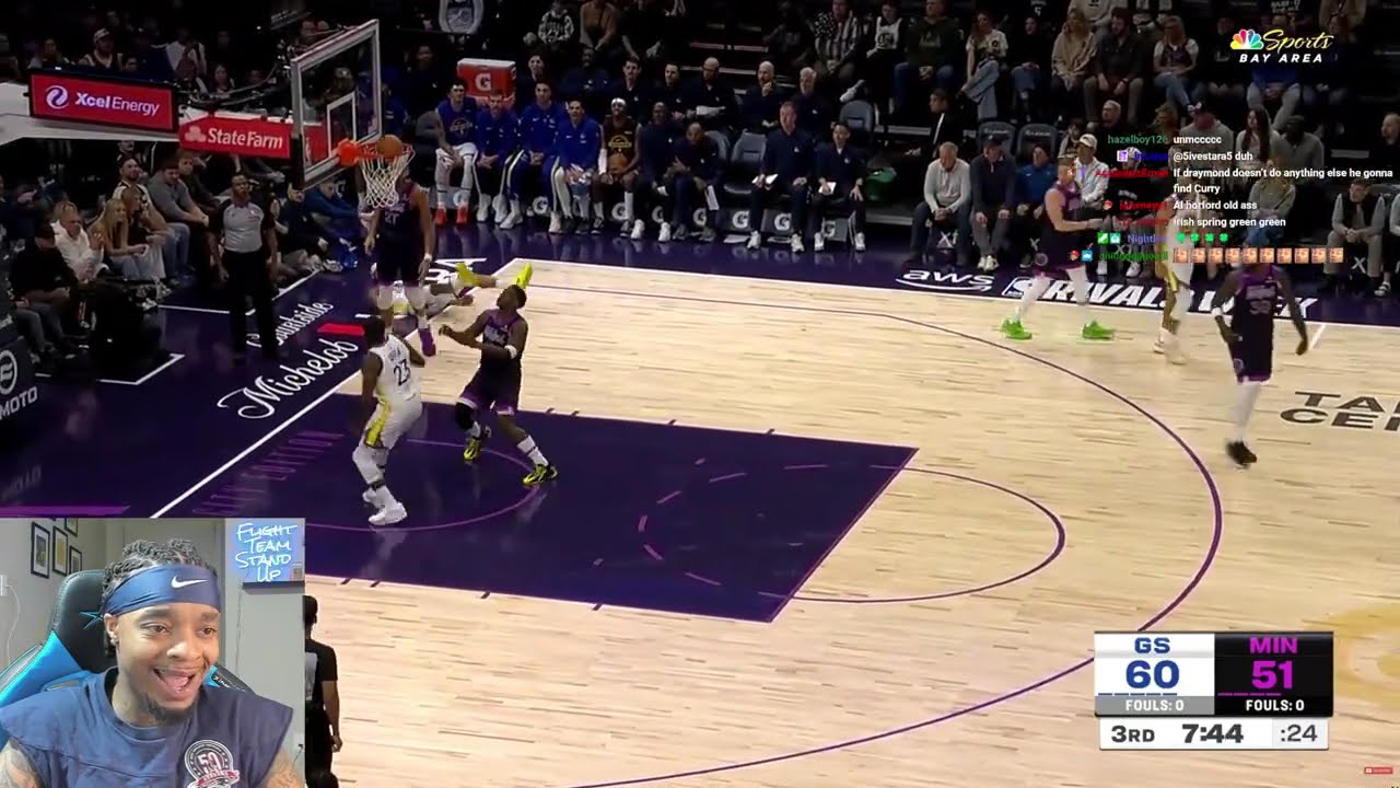 FlightReacts To WARRIORS at TIMBERWOLVES | FULL GAME HIGHLIGHTS | January 25, 2026!