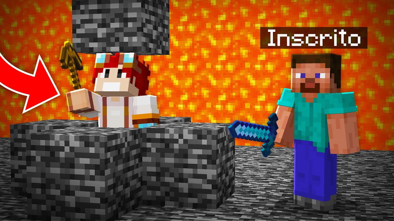UM INSCRITO NOS PRENDEU EM UMA PRISÃO NO MINECRAFT