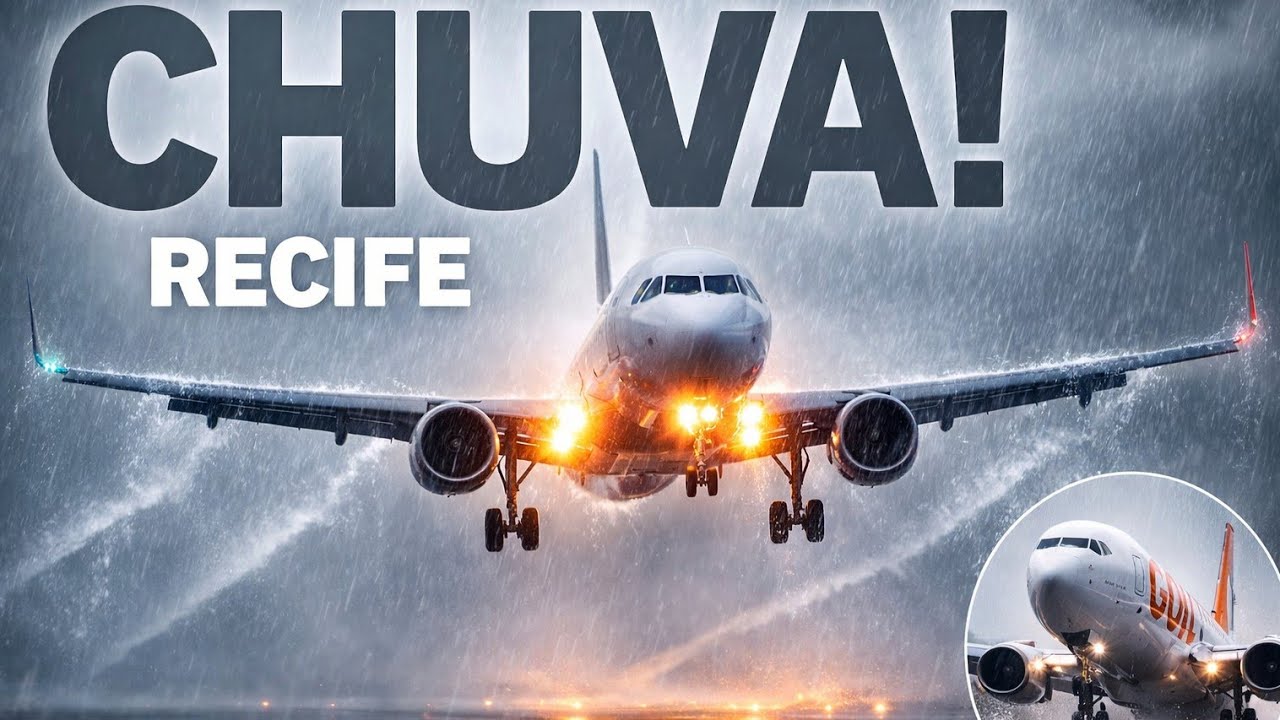 ESPECIAL MELHORES MOMENTOS DE SPOTTING NA CHUVA NO AEROPORTO  DO RECIFE!