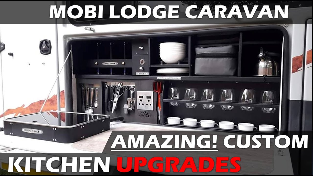 Luxury Caravan Kitchen Designs & Upgrades | Mobi Lodge Caravans | Slide Show & Videos